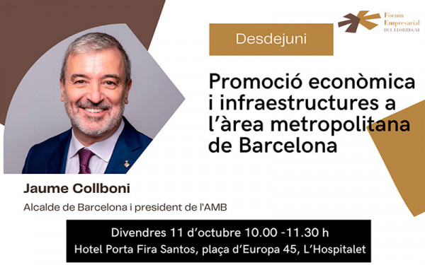 Desdejuni amb Jaume Collboni, alcalde de Barcelona i president de l'Àrea Metropolitana de Barcelona