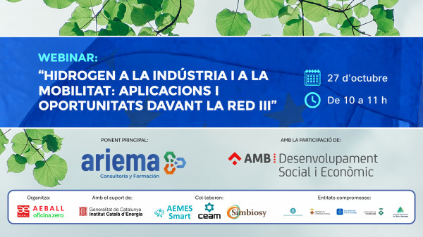 Jornada: Hidrógeno en la industria y en la movilidad: aplicaciones y oportunidades ante la RED III