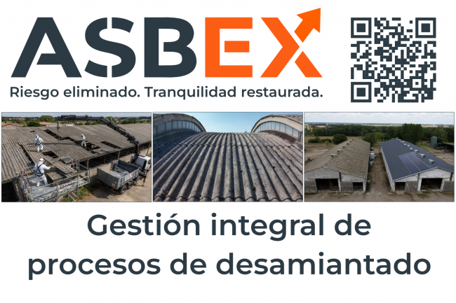 ASBEX ofrece un primer diagnóstico gratuito en procesos de desamiantado y descuentos a los socios de AEBALL
