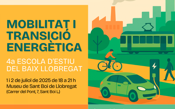 AEBALL participarà a la 4a Escola d'Estiu del Baix Llobregat per tractar la mobilitat i la transició energètica