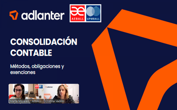 AEBALL aborda la consolidación contable en su última jornada de la mano de ADLANTER