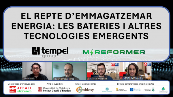 AEBALL analitza el repte d’emmagatzemar energia, bateries i altres tecnologies emergents