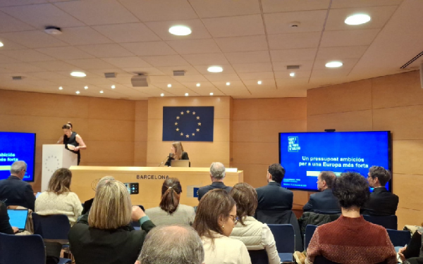 AeroS assisteix a la presentació sobre el nou Marc Financer Pluriennal de la UE 2028–2034