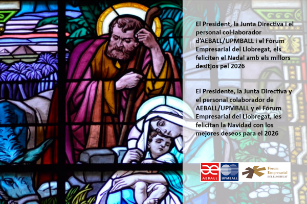 AEBALL i UPMBALL els feliciten el Nadal, amb els millors desitjos per al 2026
