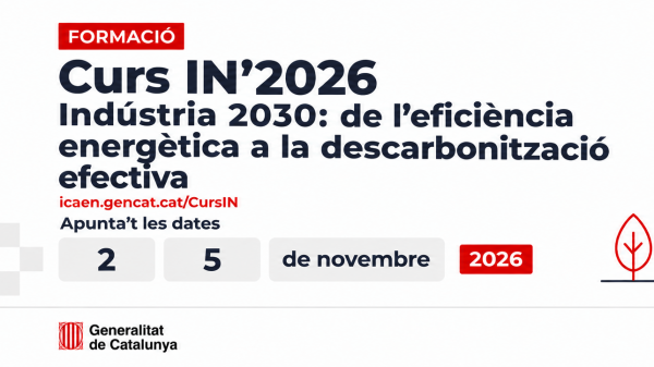 Curs IN'2026: Seminaris de gestió energètica a la indústria