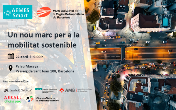 Descobreix el nou marc per a la mobilitat sostenible a la propera jornada d'AEMES Smart!