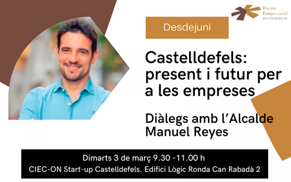 Img Desdejuni amb Manuel Reyes, alcalde de Castelldefels. Inscriu-te! 23
