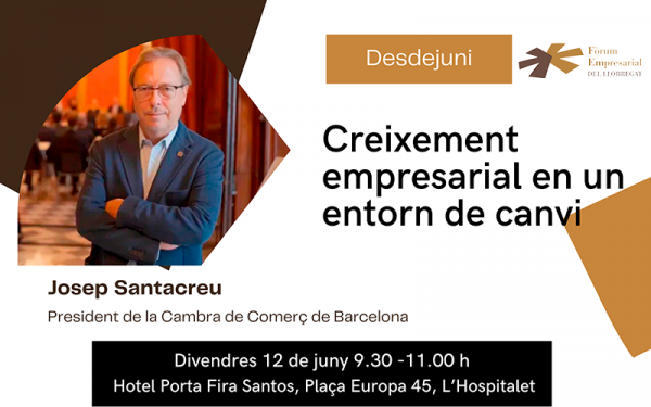 Img Desdejuni del FEm Llobregat amb Josep Santacreu, president de la Cambra de Comerç de Barcelona 17