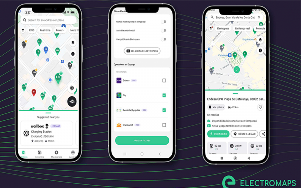 Wallbox amplía el acceso a la red de carga de vehículos eléctricos en España a través de Electromaps