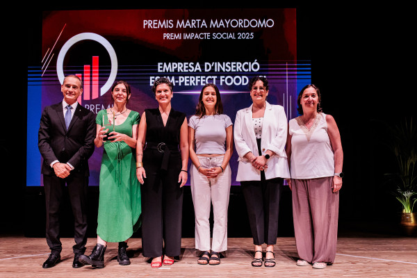 Es im-perfect rep el Premi Impacte Social 2025 als Premis Marta Mayordomo a l’Activitat Econòmica del Prat
