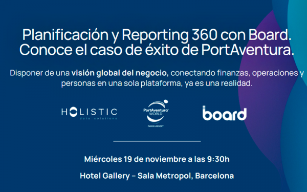 Holistic comparte el caso de éxito de Portaventura en su próximo evento