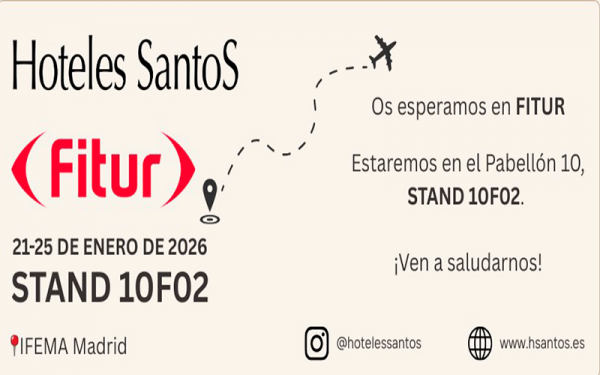 Hoteles Santos refuerza su liderazgo en lujo sostenible y excelencia en FITUR 2026