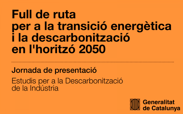Jornada ICAEN: Presentación de los Estudios para la Descarbonización de la Industria