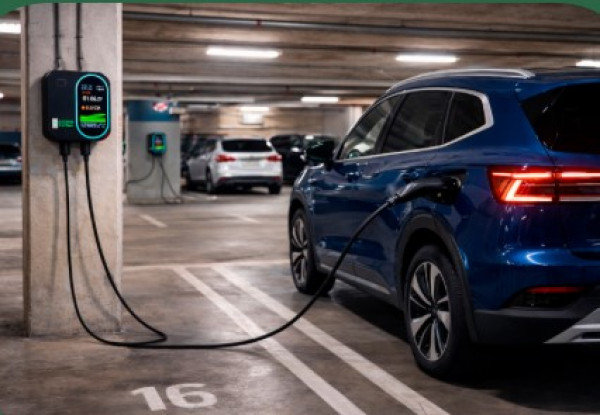 Ledind Carbox instala cinco cargadores de vehículo eléctrico para parkings particulares en Castelldefels
