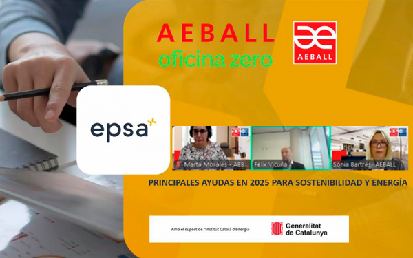 L’Oficina Zero d'AEBALL comunica els principals ajuts del 2025 en l’àmbit de l’eficiència energètica a la seva darrera jornada