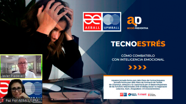 Més de 30 empreses participen a la jornada sobre Tecnoestrés laboral organitzada per AEBALL