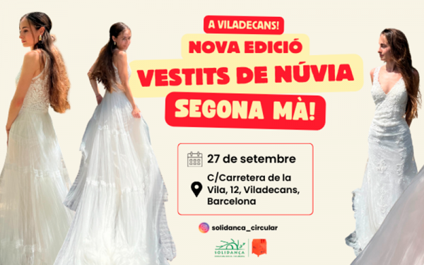 Nova edició del Showroom de Núvies de Solidança: ara també a Viladecans!