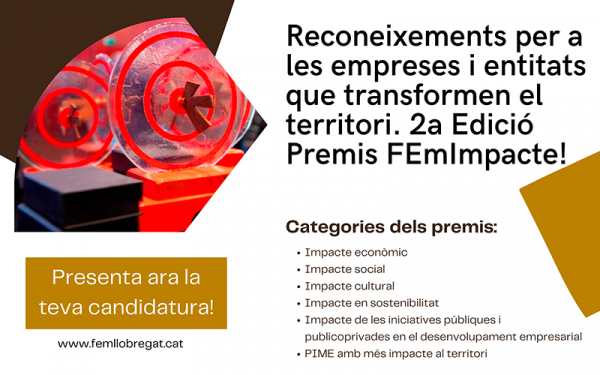 Img Presenta ara la teva candidatura a la 2a Edició Premis FEmImpacte! 2