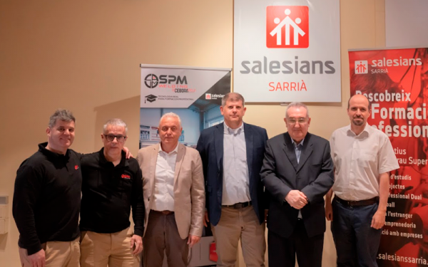 Salesians de Sarrià, centre associat a AEBALL,  inaugura una nova aula de soldadura amb tecnologia d’avantguarda
