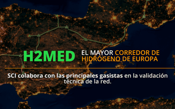 SCI participa en la validación de la infraestructura de hidrógeno para el proyecto H2med