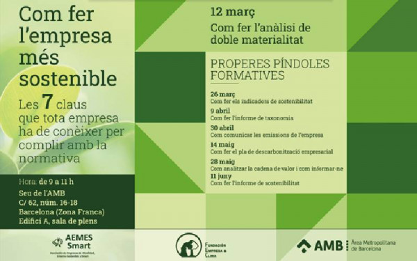 Img Transforma la teva empresa: Píndoles formatives per a la sostenibilitat 25
