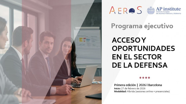 Últimas plazas para el programa ejecutivo sobre acceso al sector de la defensa, que comienza la próxima semana
