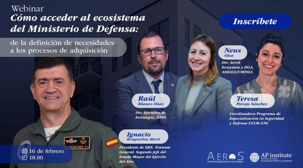 Webinar de presentación del Programa Ejecutivo de Acceso y Oportunidades en el sector Defensa. ¡Conoce cómo acceder al sector!